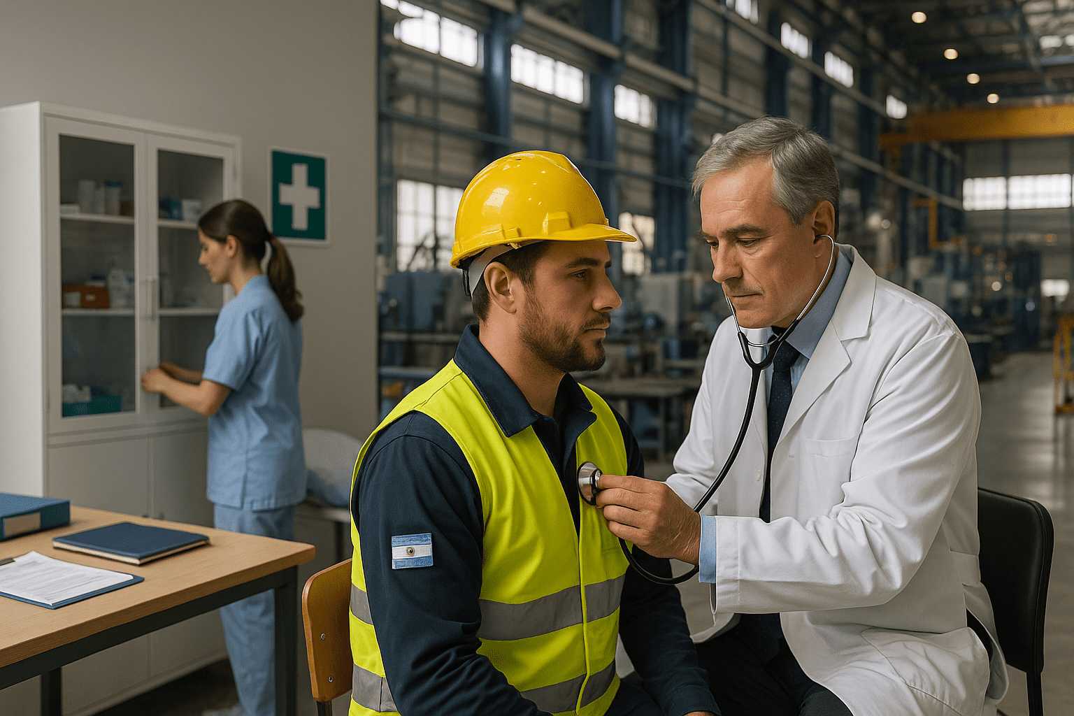 Aplicar un servicio médico en planta